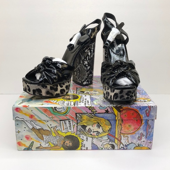 Jeffrey Campbell Grey Sevenzero Platform Sandal - Picture 2 of 9